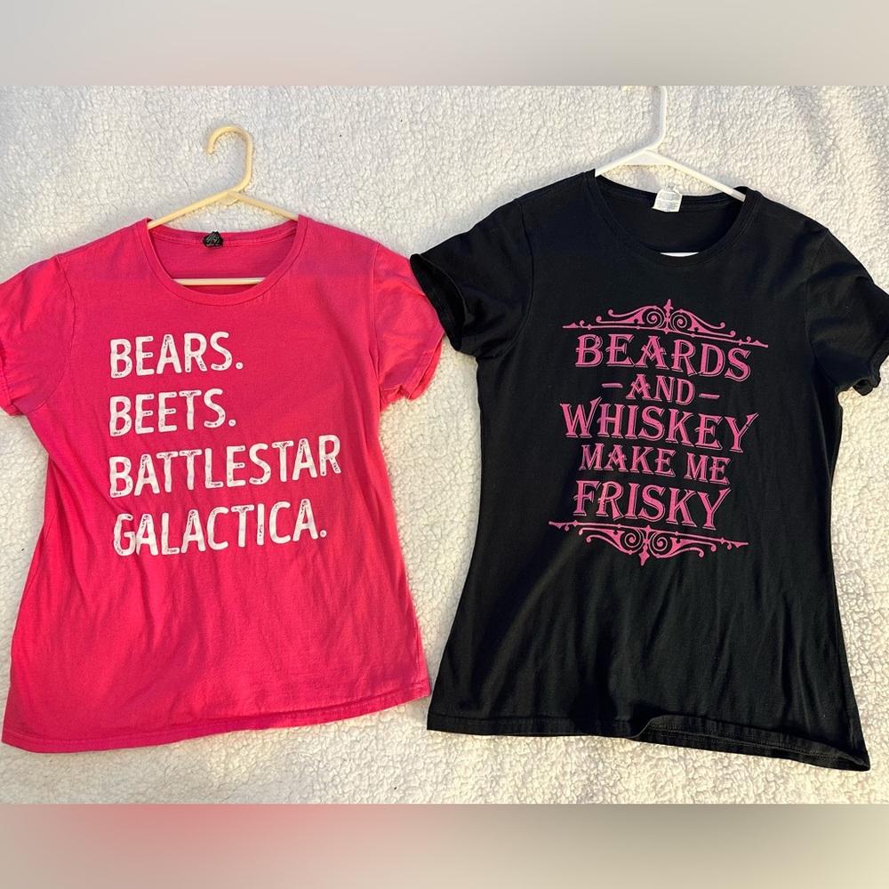 Women’s novelty t-shirts size SMALL